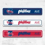 Philadelphia Phillies Metal Sign Artistic Mlb 1