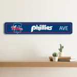 Philadelphia Phillies Metal Sign Artistic Mlb 1