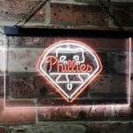 Philadelphia Phillies Neon Sign Phillies Fan Art 1