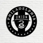 Philadelphia Union Metal Sign Fc Logo 1