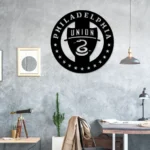 Philadelphia Union Metal Sign Fc Logo 1