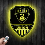 Philadelphia Union Metal Sign Fc Shield Shape 1