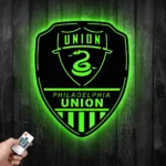 Philadelphia Union Metal Sign Fc Shield Shape 1