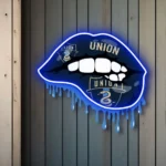 Philadelphia Union Neon Sign Fc Dripping Lips 1