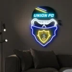 Philadelphia Union Neon Sign Fc Skull 1
