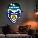 Philadelphia Union Neon Sign Fc Skull 1