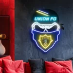 Philadelphia Union Neon Sign Fc Skull 1