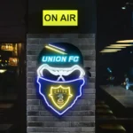 Philadelphia Union Neon Sign Fc Skull 1