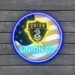 Philadelphia Union Neon Sign Fc Us Flag Acrylic 1