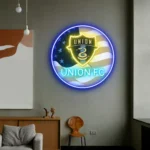 Philadelphia Union Neon Sign Fc Us Flag Acrylic 1