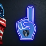 Philadelphia Union Neon Sign Mls Fc Foam Finger 1