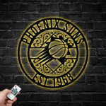 Phoenix Suns Metal Sign Custom Nba 1