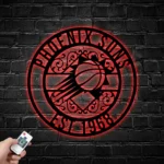 Phoenix Suns Metal Sign Custom Nba 1