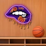 Phoenix Suns Neon Sign Dripping Lips 1