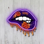 Phoenix Suns Neon Sign Dripping Lips 1