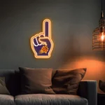 Phoenix Suns Neon Sign Nba Foam Finger 1