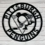 Pittsburgh Penguins Metal Sign Nhl 1
