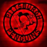 Pittsburgh Penguins Metal Sign Nhl 1