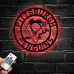 Pittsburgh Penguins Metal Sign Nhl 1