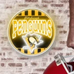 Pittsburgh Penguins Neon Sign Retro Acrylic 1