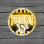 Pittsburgh Penguins Neon Sign Retro Acrylic 1