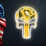 Pittsburgh Penguins Neon Sign The Punisher 1