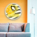 Pittsburgh Penguins Neon Sign Us Flag Acrylic 1