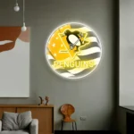 Pittsburgh Penguins Neon Sign Us Flag Acrylic 1