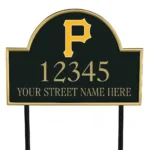 Pittsburgh Pirates Metal Sign Letter P Monogram 1