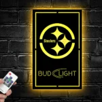 Pittsburgh Steelers Metal Sign Bud Light 1