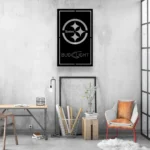 Pittsburgh Steelers Metal Sign Bud Light 1