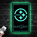 Pittsburgh Steelers Metal Sign Bud Light 1