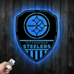 Pittsburgh Steelers Metal Sign Shield Shape 1