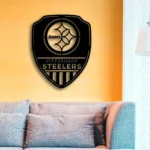 Pittsburgh Steelers Metal Sign Shield Shape 1