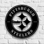 Pittsburgh Steelers Metal Sign Steelers Icon Art 1