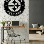 Pittsburgh Steelers Metal Sign Steelers Icon Art 1