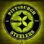 Pittsburgh Steelers Metal Sign Steelers Icon Art 1