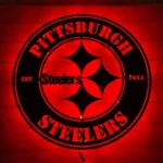 Pittsburgh Steelers Metal Sign Steelers Icon Art 1