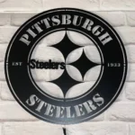 Pittsburgh Steelers Metal Sign Steelers Icon Art 1
