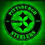 Pittsburgh Steelers Metal Sign Steelers Icon Art 1