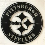 Pittsburgh Steelers Metal Sign Steelers Icon Art 1