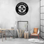 Pittsburgh Steelers Metal Sign Steelers Icon Art 1