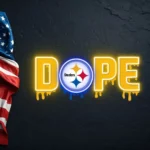 Pittsburgh Steelers Neon Sign Dripping Dope 1