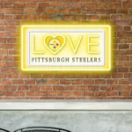 Pittsburgh Steelers Neon Sign Love Sign 1