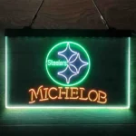 Pittsburgh Steelers Neon Sign Michelob 3 Color 1