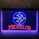 Pittsburgh Steelers Neon Sign Michelob 3 Color 1