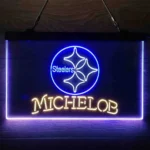 Pittsburgh Steelers Neon Sign Michelob 3 Color 1