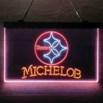 Pittsburgh Steelers Neon Sign Michelob 3 Color 1