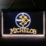 Pittsburgh Steelers Neon Sign Michelob Est 1933 1