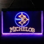 Pittsburgh Steelers Neon Sign Michelob Est 1933 1